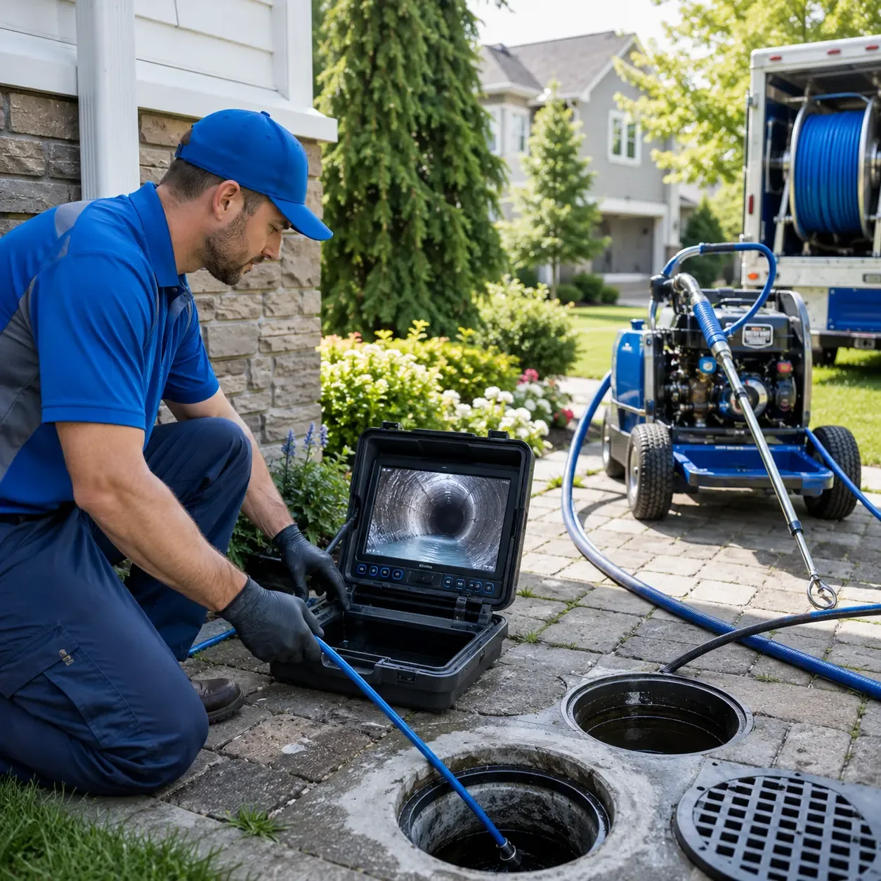 Outdoor drain cleaning professionals serving Lake Andes, SD